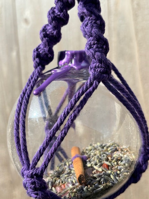Enchanted Macramé Spell Balls: A Collection of Handcrafted Talismans